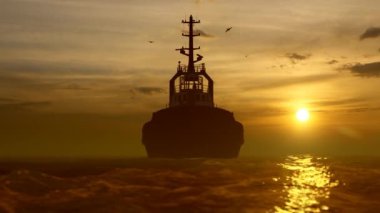 Savaş uçakları ve günbatımı görünümü