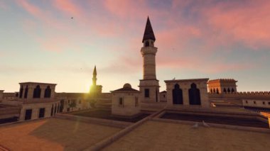 Arap şehri ve camii