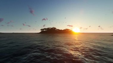 Ada Manzarası 3D Canlandırması