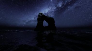 Samanyolu ile gece gökyüzü