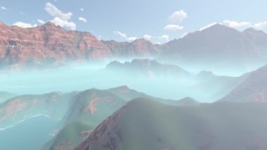 Dağ Bulutları 3D animasyon