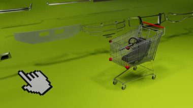 E-Ticaret 3d animasyonu
