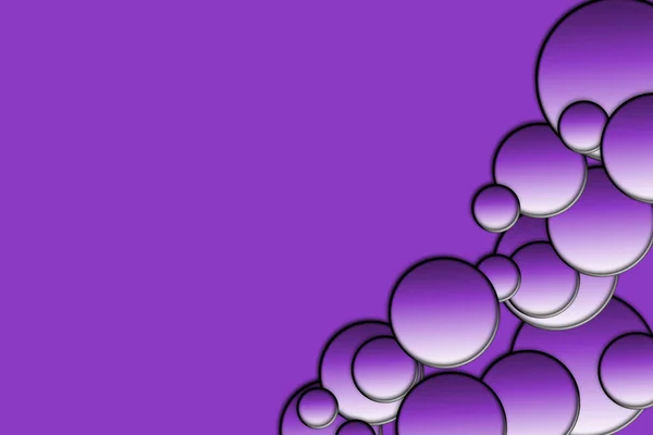 Градиентные Круги Фон Фиолетовый Цвет Бесшовный Узор — стоковое фото