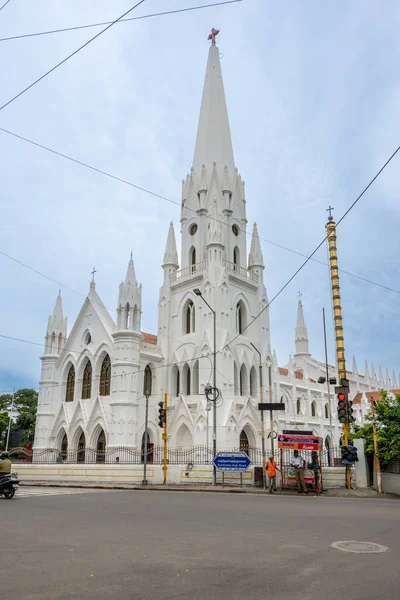 Chennai Indien Juli 2023 San Thome Church Även Känd Som — Stockfoto