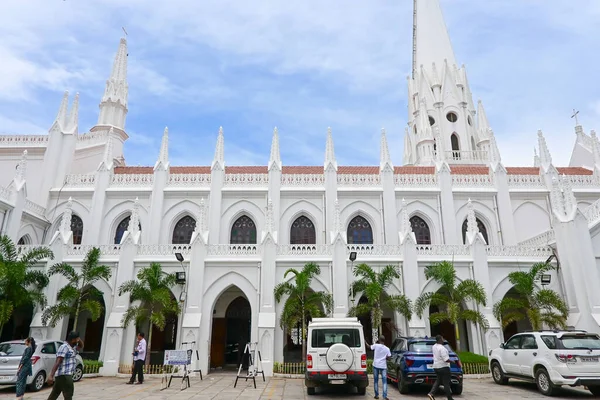 Chennai Índia Julho 2023 Igreja San Thome Também Conhecida Como — Fotografia de Stock