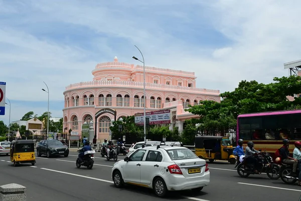 チェンナイ インド 2023年7月14日 インドのチェンナイにあるヴィヴァカナンダ イルラムまたはヴィヴァカナンダ ハウス アイスハウスまたはキャッスルカーナンとして知られている以前は インドのチェンナイの歴史的な建物です — ストック写真