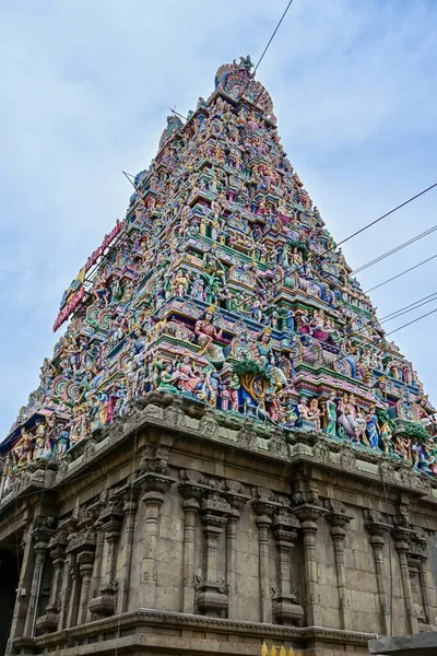 stock image The Gateway Tower of Kapaleeshwarar Temple in Mylapore, Chennai, India