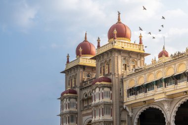 Mysore Sarayı tarihi bir saray ve Mysore, Karnataka, Hindistan 'da bir kraliyet sarayı..