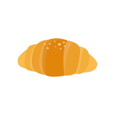 Shio pan, Japon tuzlu rulo ekmeği. vektör illüstrasyonu