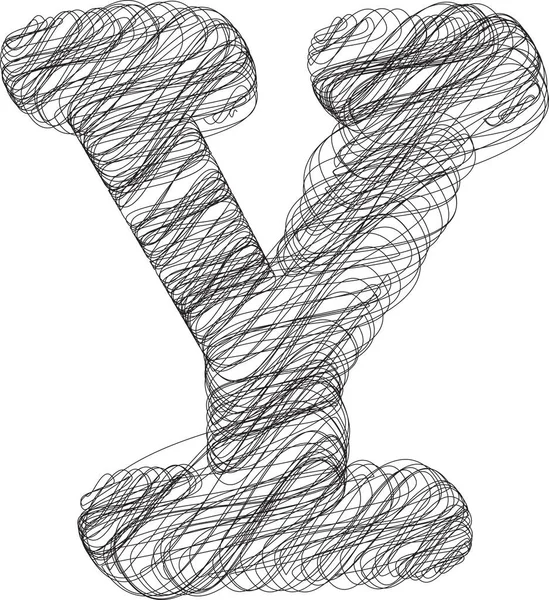 Иллюстрация Вектора Буквы Руки — стоковый вектор