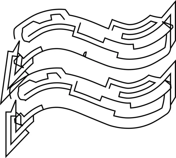 Fonte Projet Architectural Alphabet Style Dessin Technique Typographie Géométrique Symbole — Image vectorielle