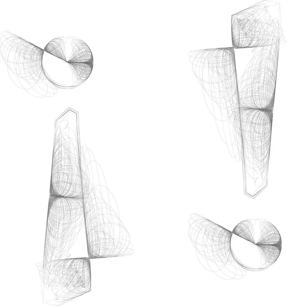 Doodle Digital Gezeichnete Skizze Handgezeichnetes Vektor Symbol — Stockvektor
