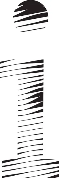 Letter Stripe Motion Line Logo Illustration — Stock Vector