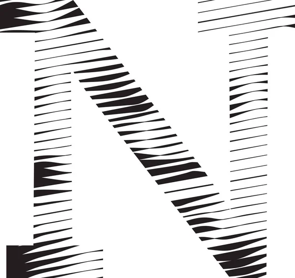 Písmeno Pruh Čára Pohybu Logo Ilustrace — Stockový vektor