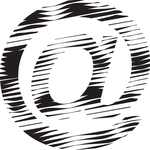 Símbolo Com Listra Linha Movimento Logotipo Ilustração Gráficos Vetores