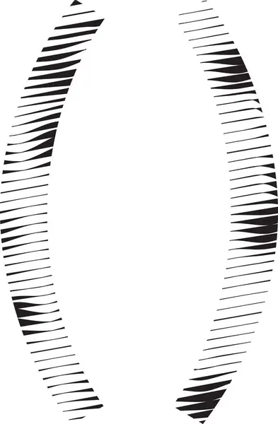 Символ Рисунком Логотипа Полосы Движения Векторная Графика
