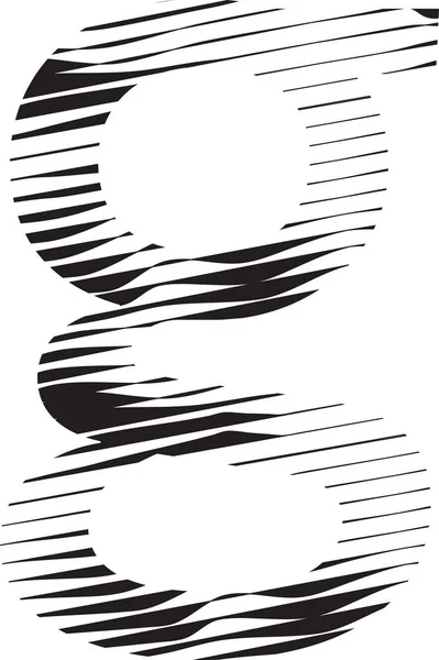 Letter Streep Bewegingslijn Logo Illustratie Vectorbeelden