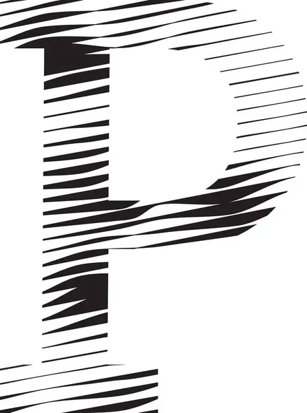 Letter Streep Bewegingslijn Logo Illustratie Rechtenvrije Stockillustraties