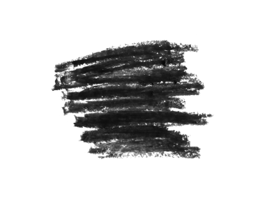 Siyah eyeliner kozmetik kalem beyaz arka plan üzerinde izole