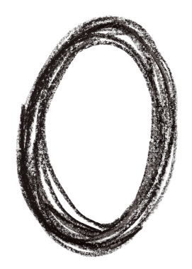 El yazısı kroki siyah harf O