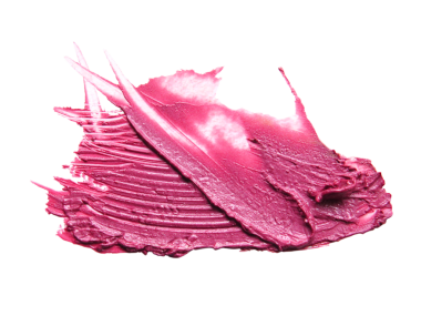 Şeffaf arkaplanda lekeli ruj