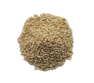 Yakın plan Ham öksürük irmiği. Şeffaf arkaplanda izole edilmiş.