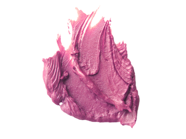 Şeffaf arkaplanda lekeli bir ruju kapat