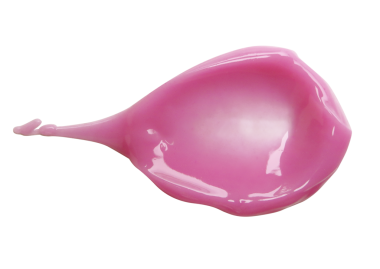 Pembe parlatıcı, şeffaf arkaplana yayılmış.