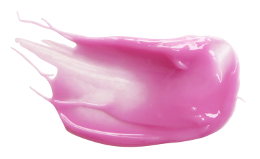 Pembe parlatıcı, şeffaf arkaplana yayılmış.