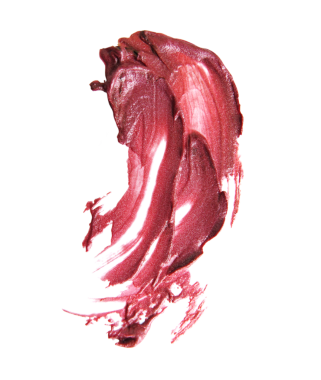 Şeffaf arkaplanda lekeli ruj