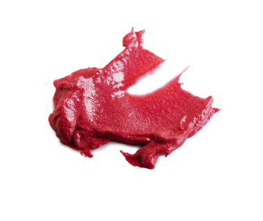 Şeffaf arkaplanda lekeli ruj