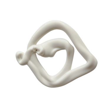 Şeffaf bir arka planda beyaz krem, mayonez olarak da kullanılabilir.