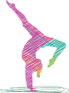 Gelişmiş yoga pozunun minimalist karalama tarzı çizimi, sağlık projeleri, grafik tasarımı ve dijital içerik için mükemmel.