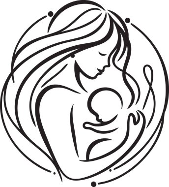 Bir annenin bebeğini kucağına alması, sevgiyi, ilgiyi ve aile bağını sembolize eder. Annelik ve aile teması için ideal..