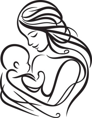 Bir annenin bebeğini kucağına alması, sevgiyi, ilgiyi ve aile bağını sembolize eder. Annelik ve aile teması için ideal..