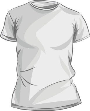 Düz tişört, moda tasarımı, markalaşma ve giyim modelleri için ideal..