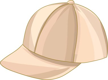 Eğri kenarlı ve dikişli bir beysbol şapkası, moda ve günlük kıyafet temaları için ideal..