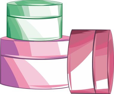 Kapaklı minimalist kozmetik kavanozlar, cilt bakımı için ideal, güzellik ürünü ambalajlama, veya iyi markalaştırma görselleri.