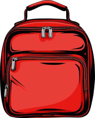 Basit bir beslenme çantası çizimi. Sağlıklı beslenme, yemek hazırlama ya da okul ve öğle yemekleriyle ilgili kavramlar için ideal. Günlük yaşam ve yemekle ilgili konular için mükemmel.