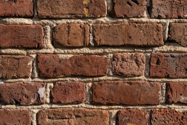 Charleston Güney Carolina 'daki Fort Sumpter' dan tuğla duvar parçası. Bazı tuğlalarda kölelerin parmak izleri gözlemlenebilir..