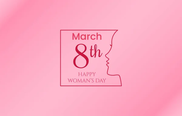 Счастливый Женский День — стоковый вектор
