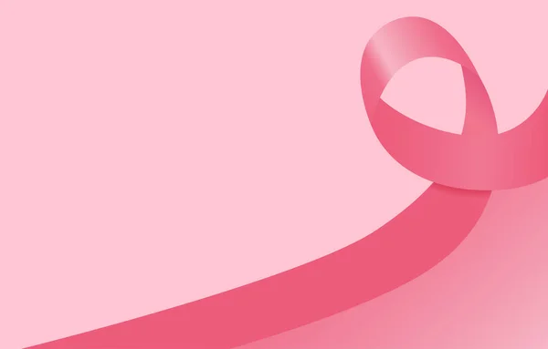 Internationell Bröstcancer Bakgrund Mall Bakgrund Mall Med Elegant Design Koncept — Stock vektor