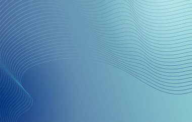 Mavi geometrik çizgi gradyan arka plan şablonu. Pankart ve yüzücü için zarif bir tasarım konsepti olan arkaplan şablonu.