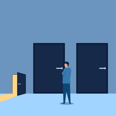 İnsanlar başka bir büyük kapı kapalıyken küçük bir kapının açıldığını görüyorlar. Fırsat için bir metafor.