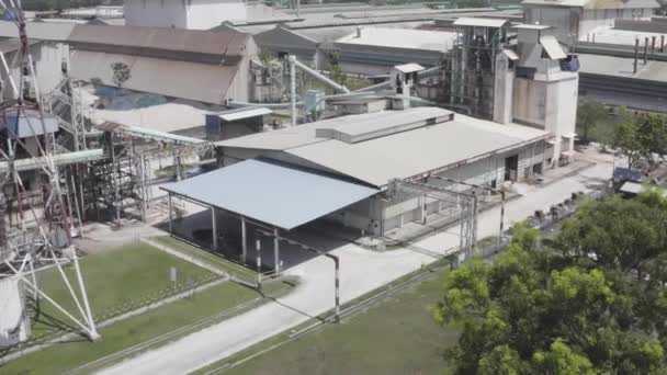 Luftaufnahme Einer Fabrik Für Weißen Granit Vietnam — Stockvideo