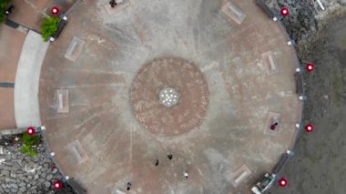 Kuala Perlis 'in ana iskele merkezinin insansız hava aracı görüntüsü