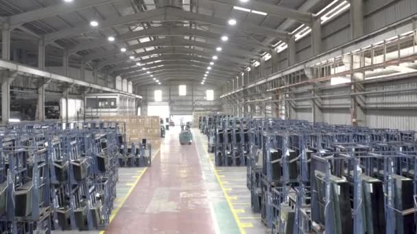 Sprzęt Maszyny Wewnątrz Fabryki Granitu Wietnamie — Wideo stockowe