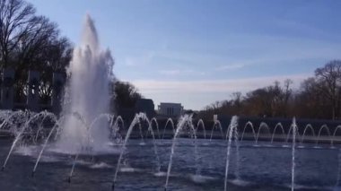 Fountain In Park From The Back - Static