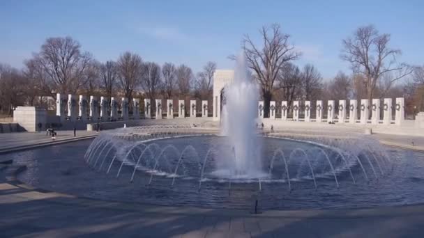 Fountain Park Static — Vídeo de Stock