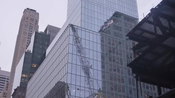 Tall Buildings City Tilt — Stock video